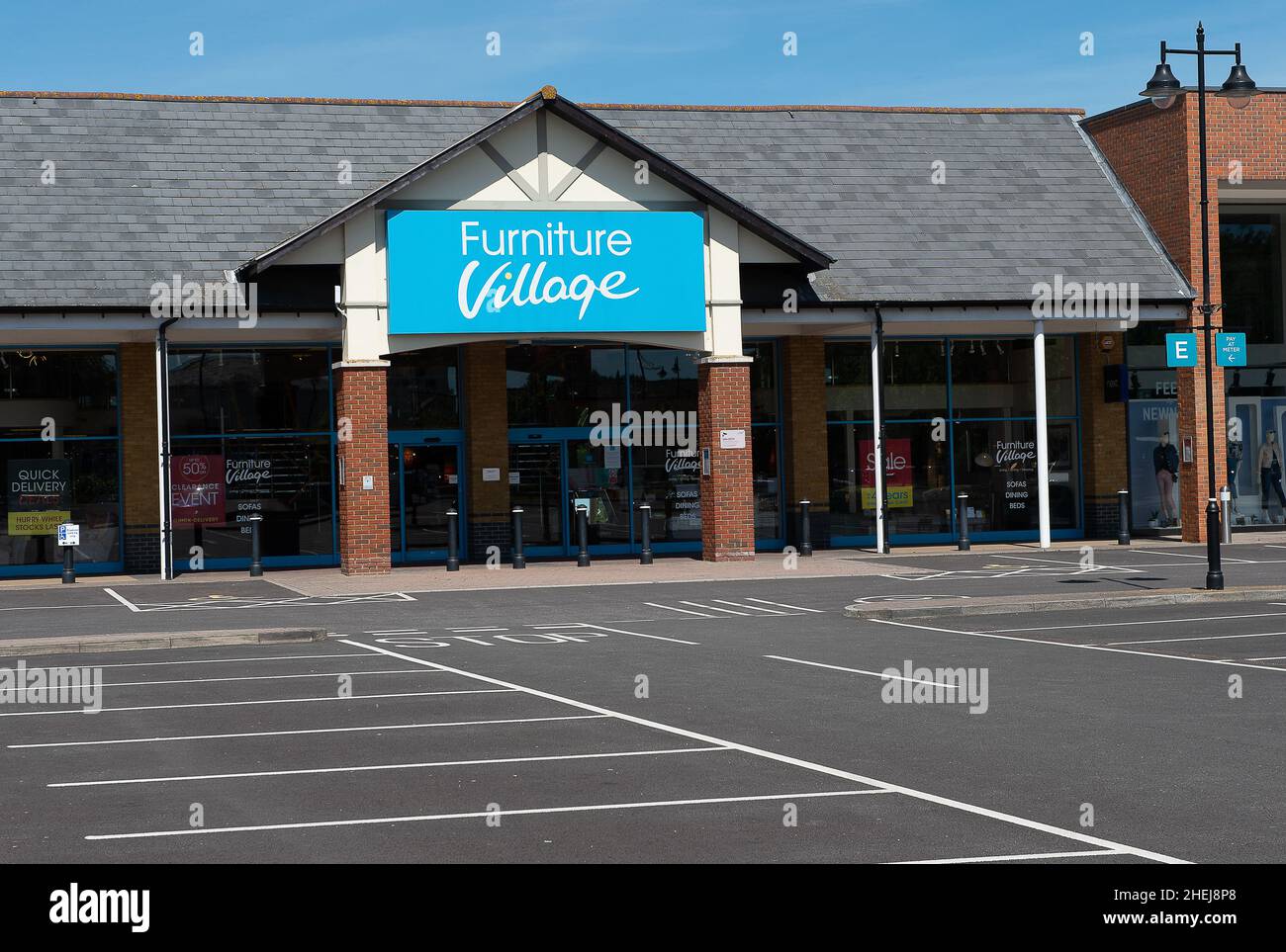 StainesuponThames, Surrey, UK. 20th May, 2020. Empty car park spaces