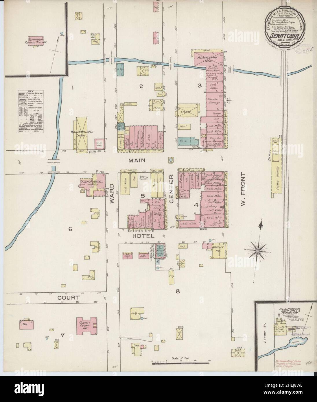 Senatobia map hires stock photography and images Alamy