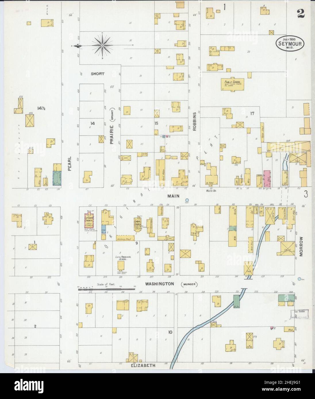 Map of seymour hires stock photography and images Alamy