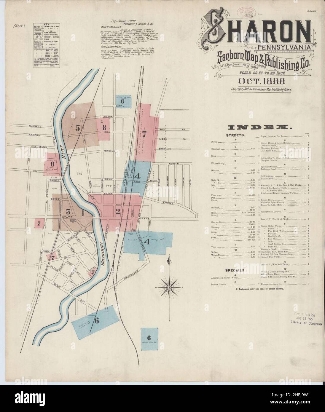 Sharon pennsylvania map hires stock photography and images Alamy