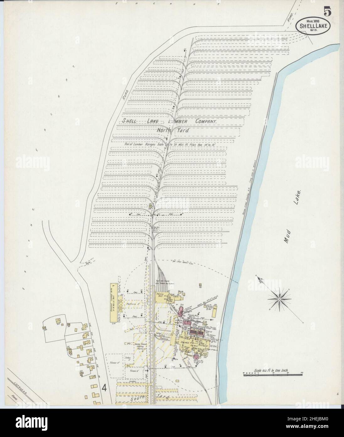 Map of shell lake wisconsin hires stock photography and images Alamy