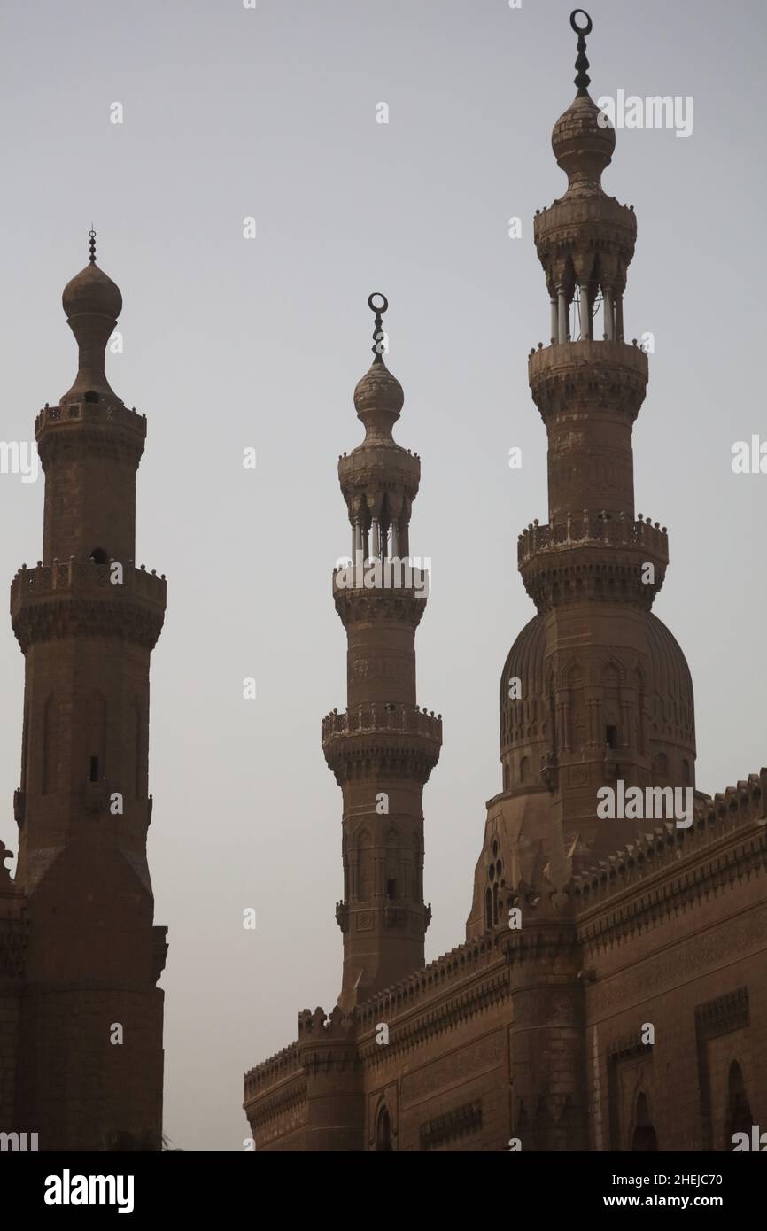 the towers of the mosque Stock Photo Alamy