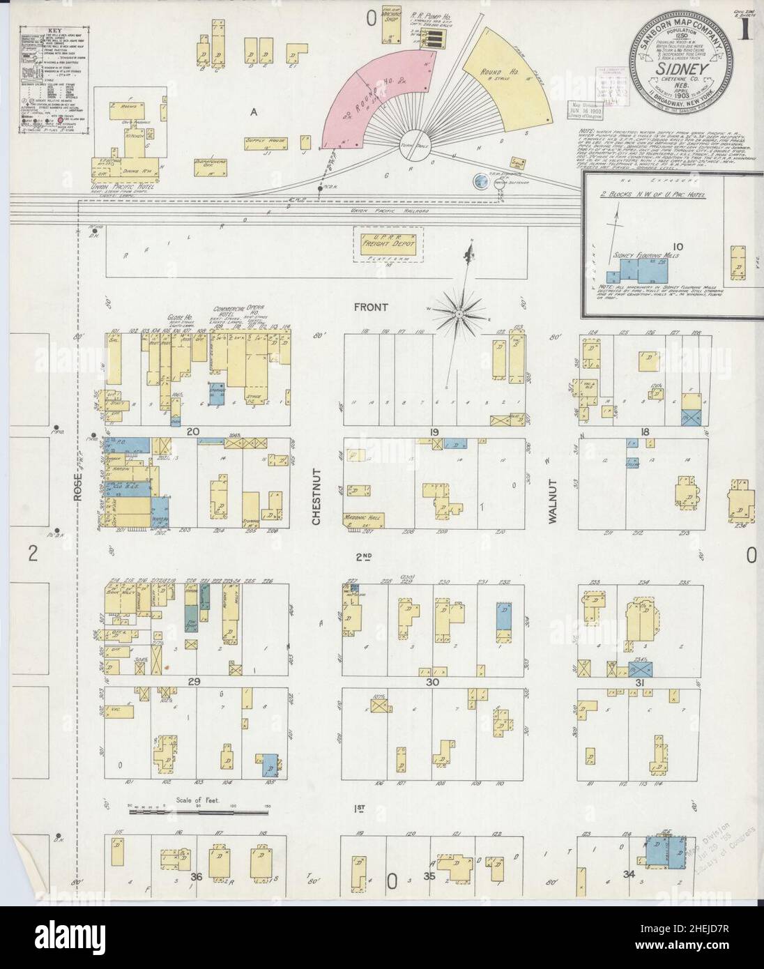 Sidney nebraska map hires stock photography and images Alamy