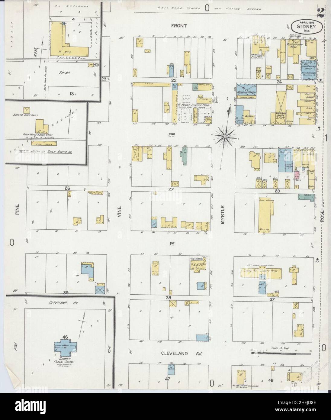Sidney nebraska map hires stock photography and images Alamy