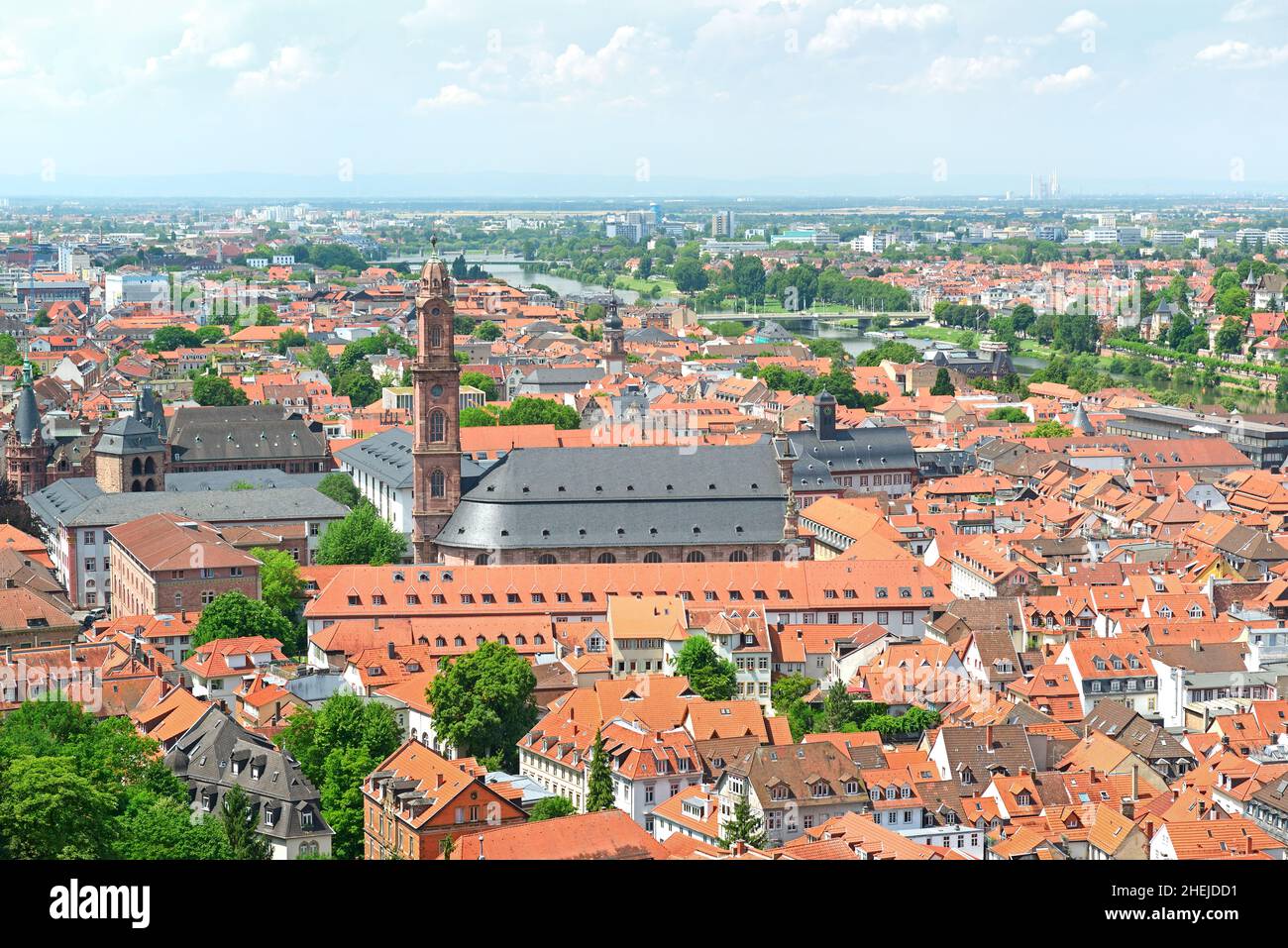 City of Heidelberg. Germany Stock Photo