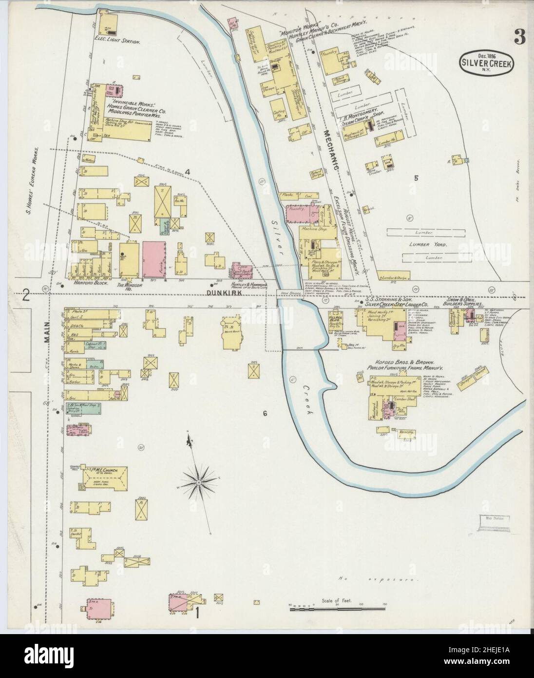 Silver creek new york map hires stock photography and images Alamy
