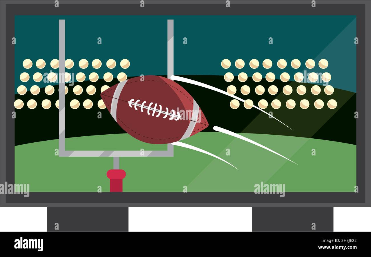 television american football Stock Vector Image & Art Alamy