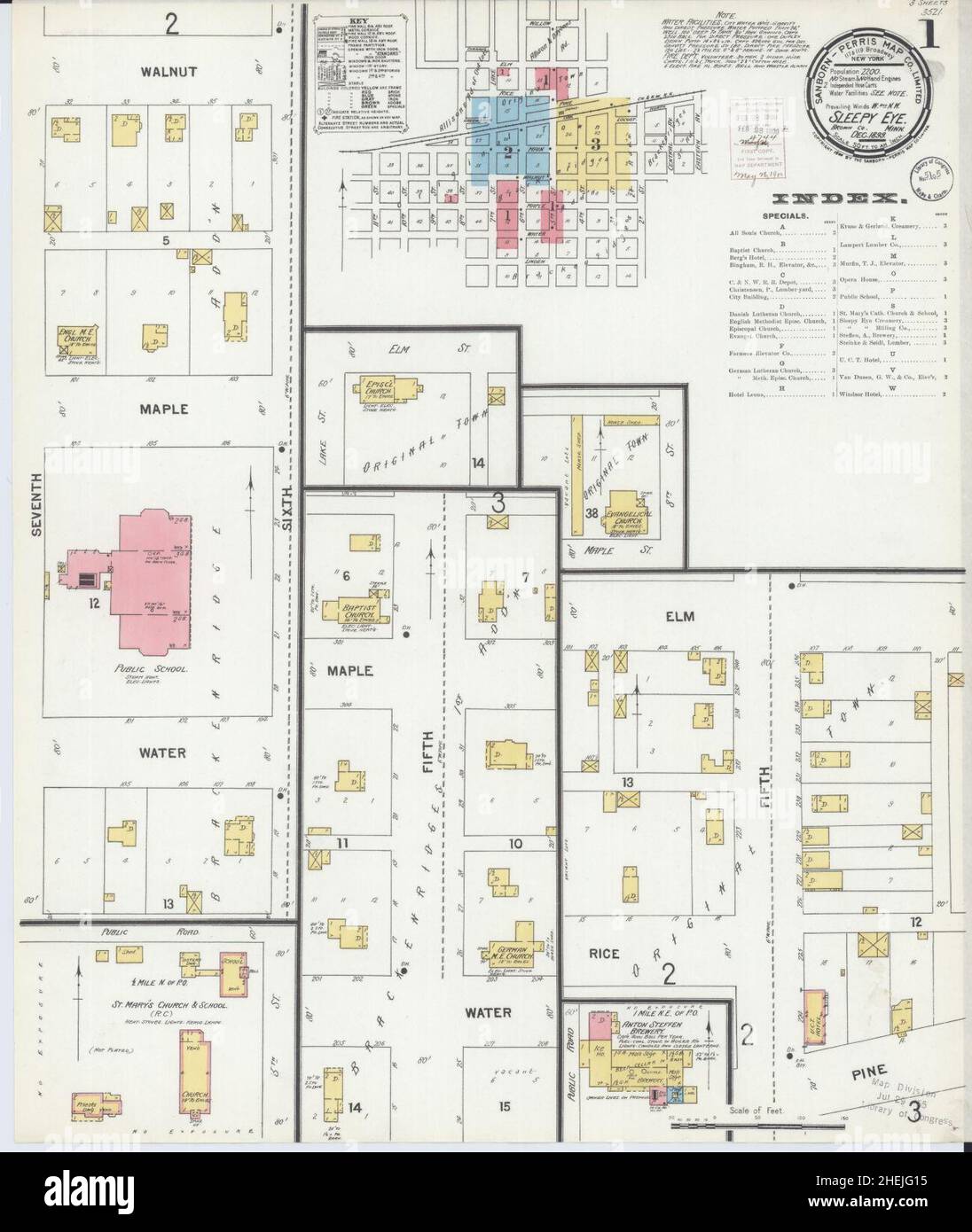 Map of sleepy eye minnesota hires stock photography and images Alamy