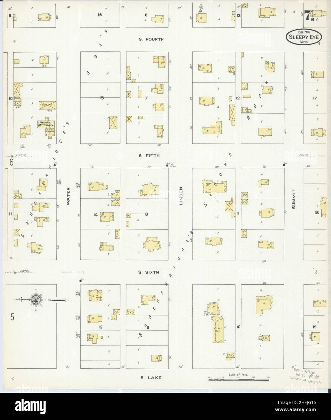 Map of sleepy eye minnesota hires stock photography and images Alamy