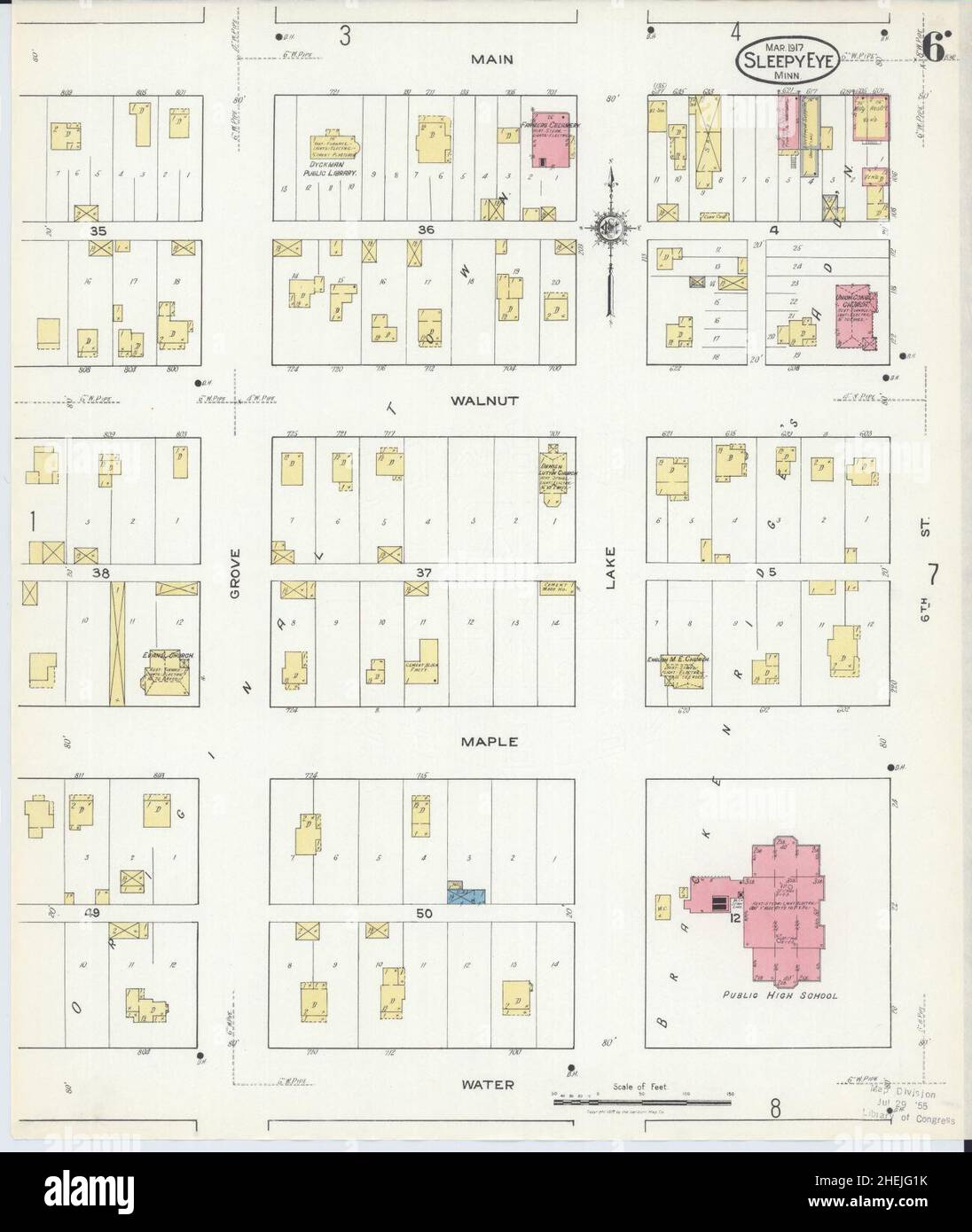 Map of sleepy eye minnesota hires stock photography and images Alamy