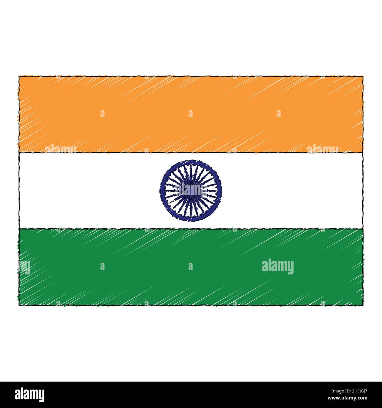 Grunge Brush Stroke With National Flag Of India Isolated On A White  Background. Vector Illustration. Stock Vector by ©nbargan.mail.ru 220240782