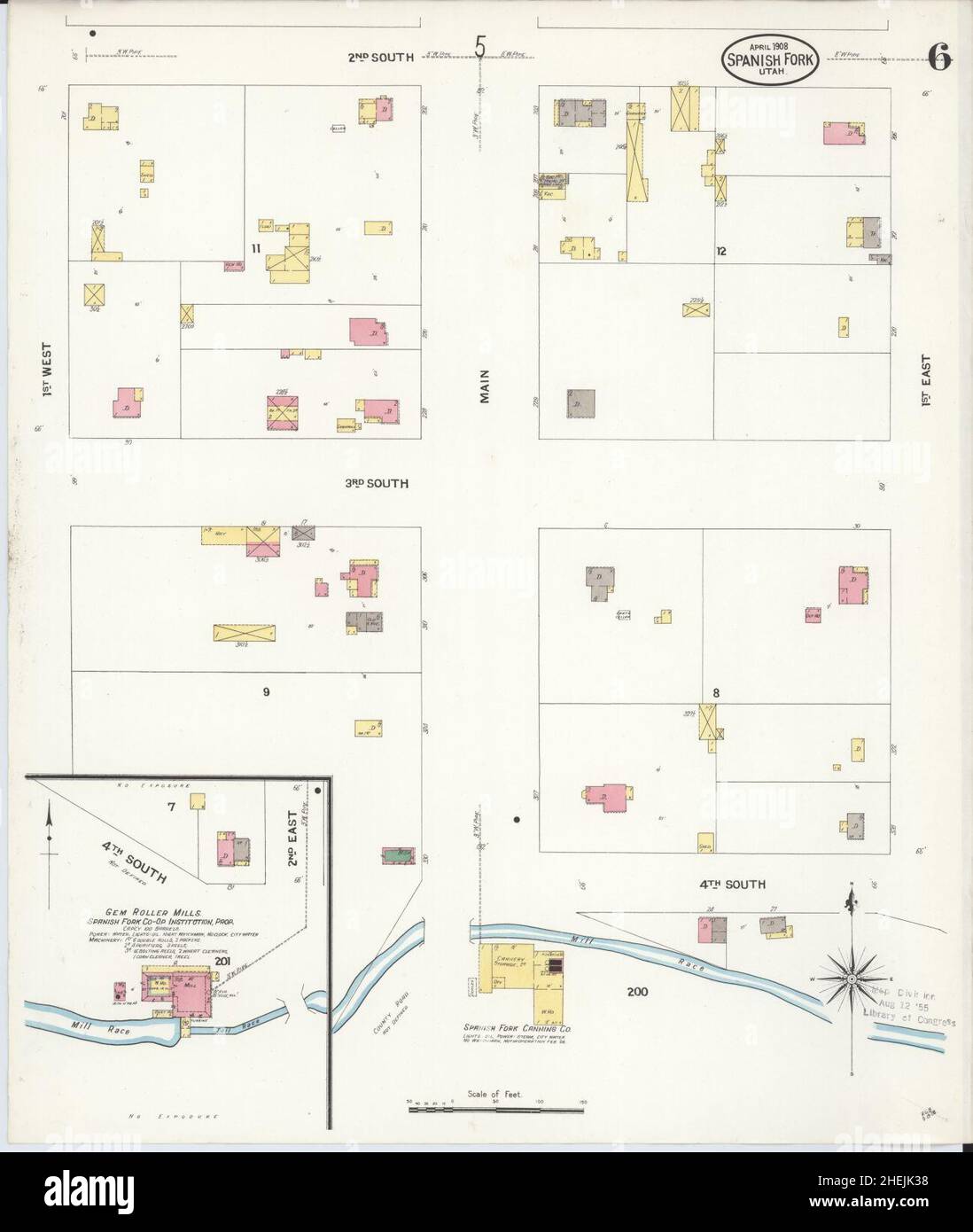 Map of spanish fork hires stock photography and images Alamy