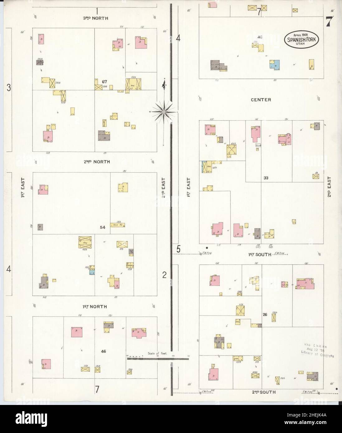 Map of spanish fork hires stock photography and images Alamy