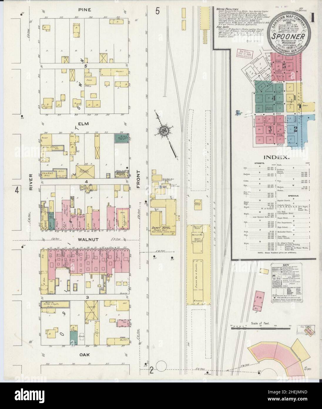 Map of spooner wisconsin hires stock photography and images Alamy