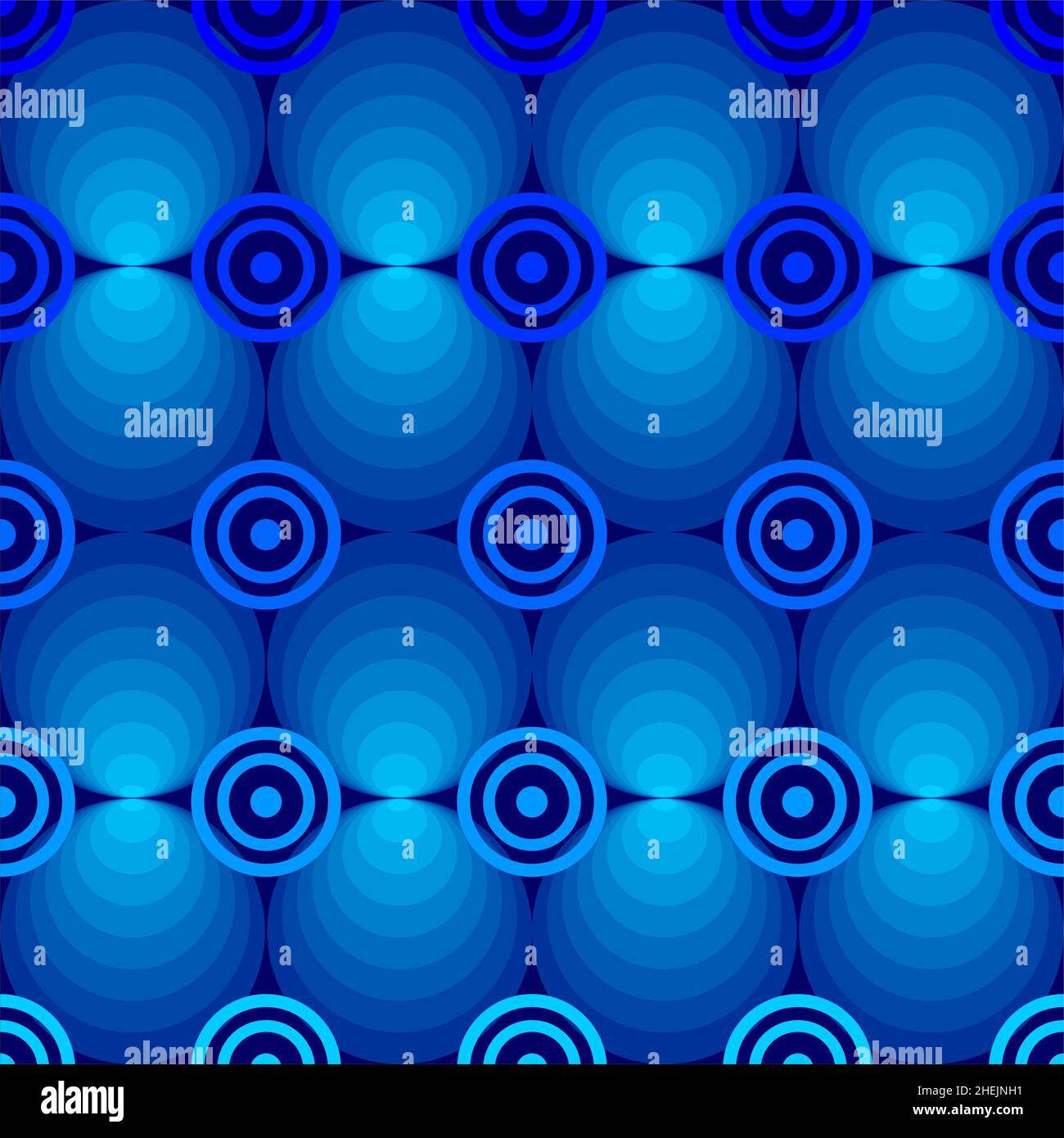 Circle blue luxury background with flying gradation effect Stock Vector