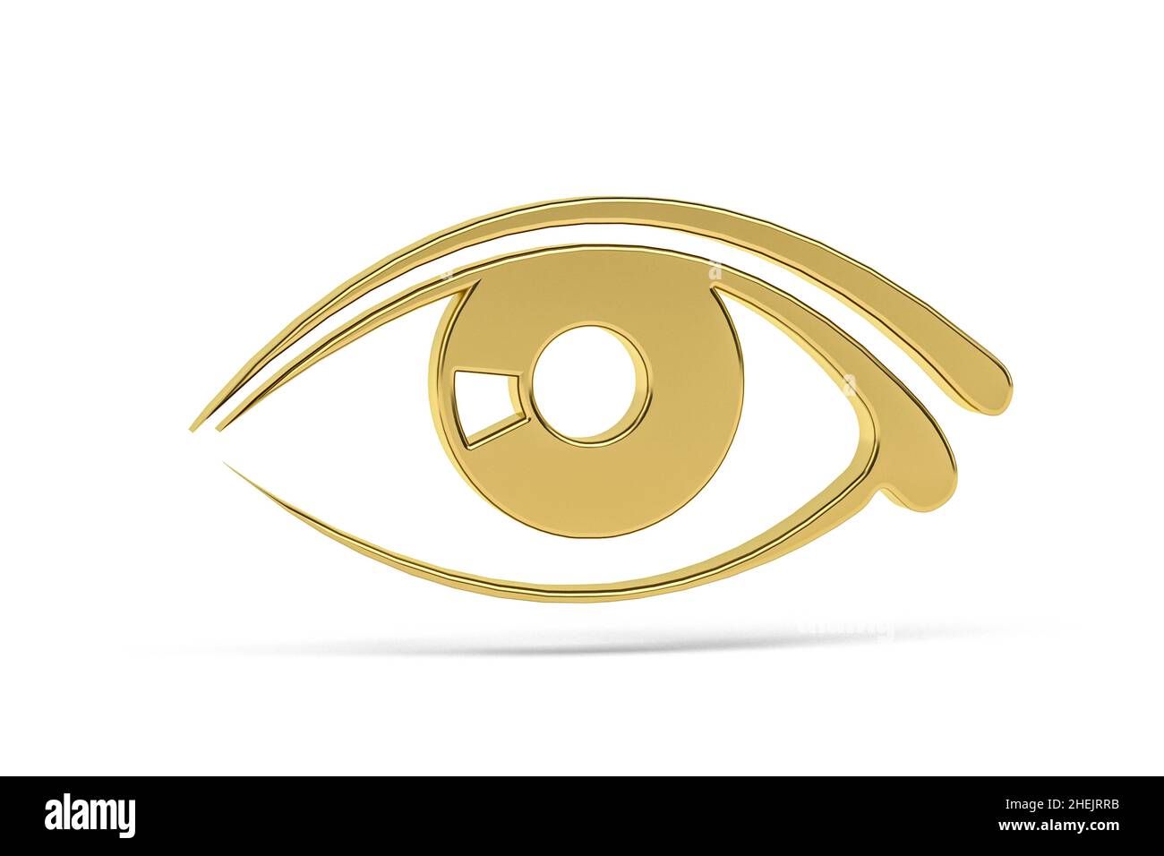 Golden eye Royalty Free Vector Image - VectorStock