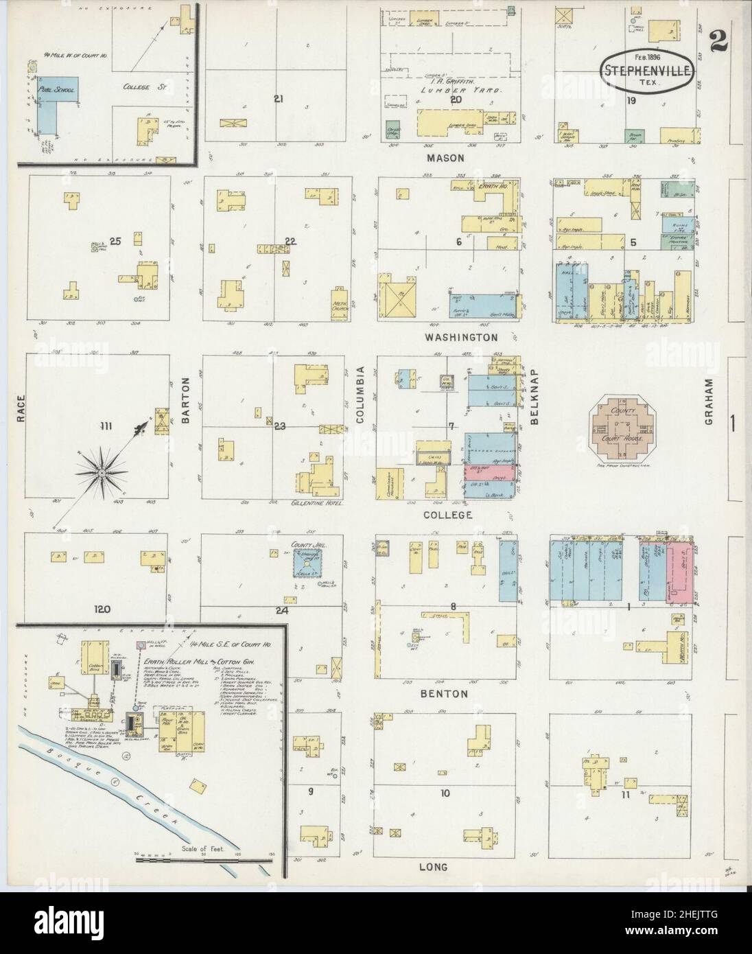 Map of stephenville hires stock photography and images Alamy