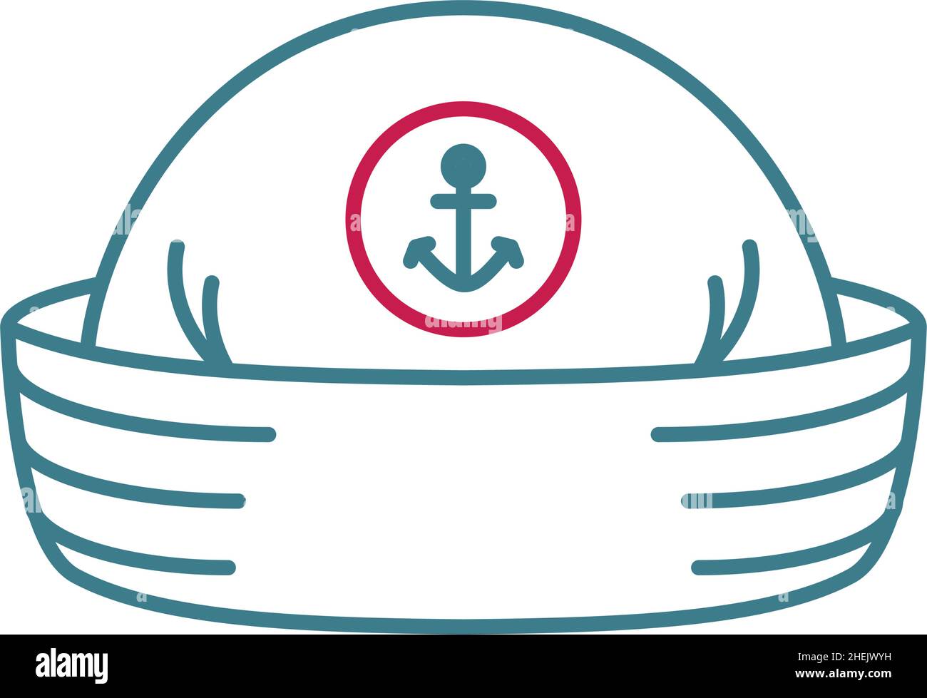 sailor hat with anchor Stock Vector Image & Art - Alamy