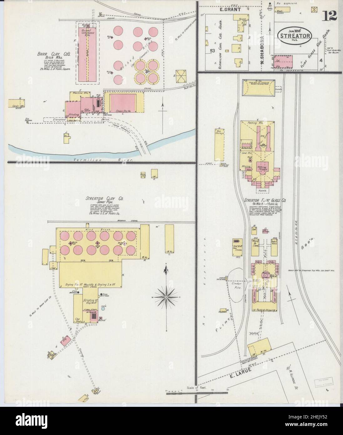Map of streator illinois hires stock photography and images Alamy