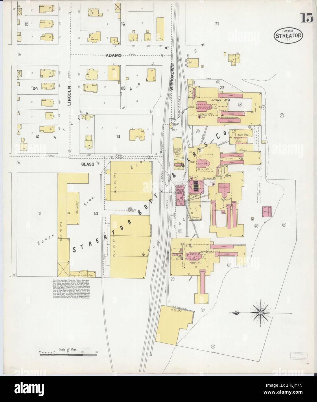 Map of streator illinois hires stock photography and images Alamy