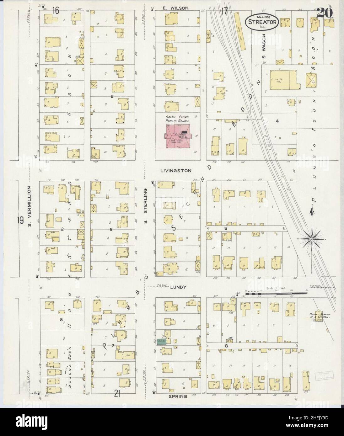 Map of streator illinois hires stock photography and images Alamy