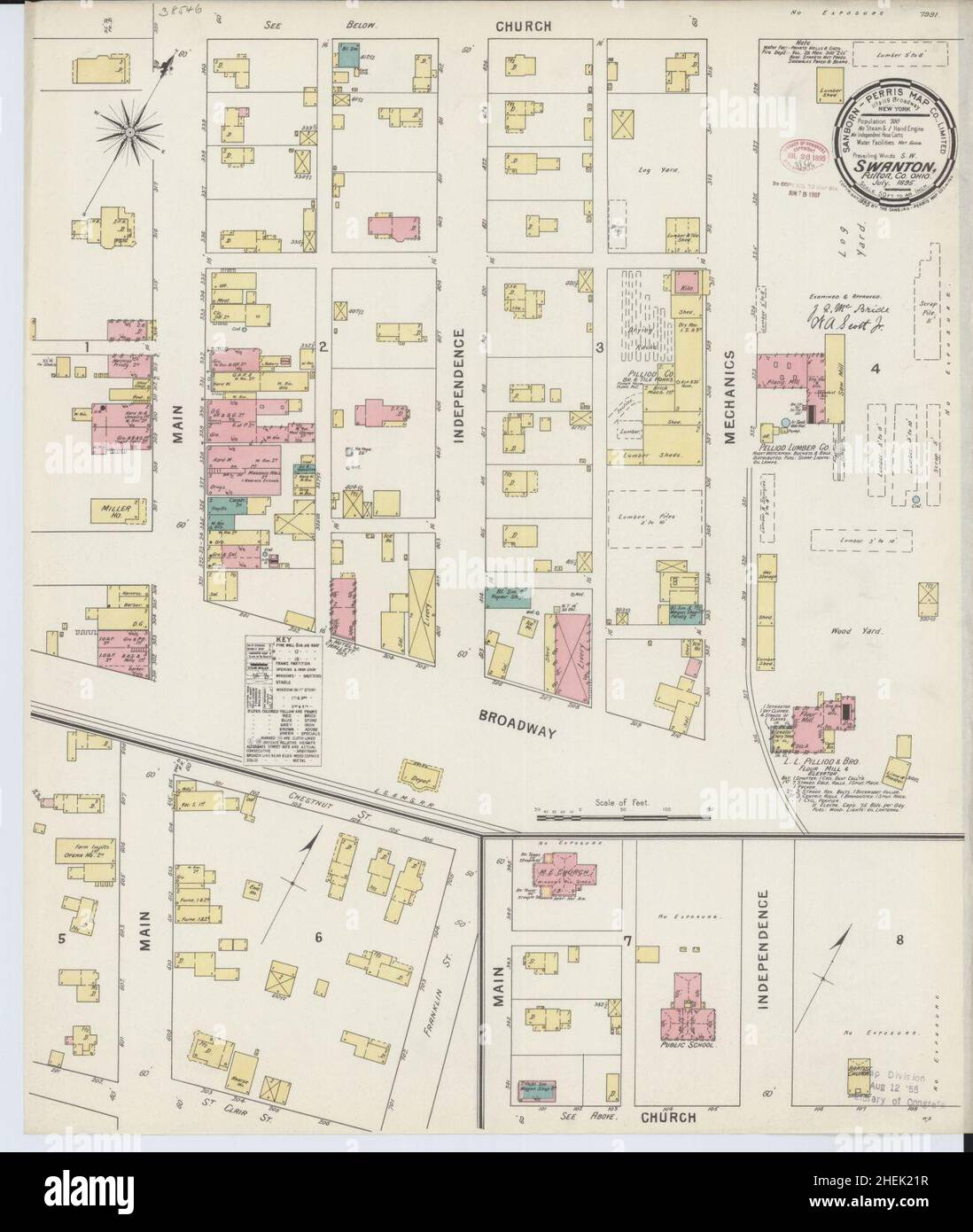 Map of swanton hires stock photography and images Alamy