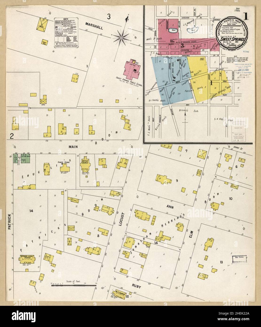 Map of sweet springs missouri hires stock photography and images Alamy