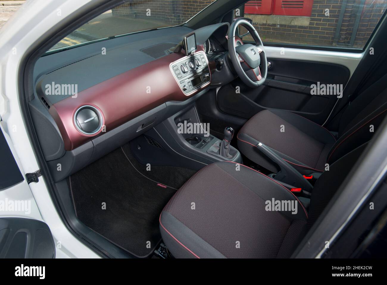 2016 SEAT Mii Mango compact car, limited edition Stock Photo