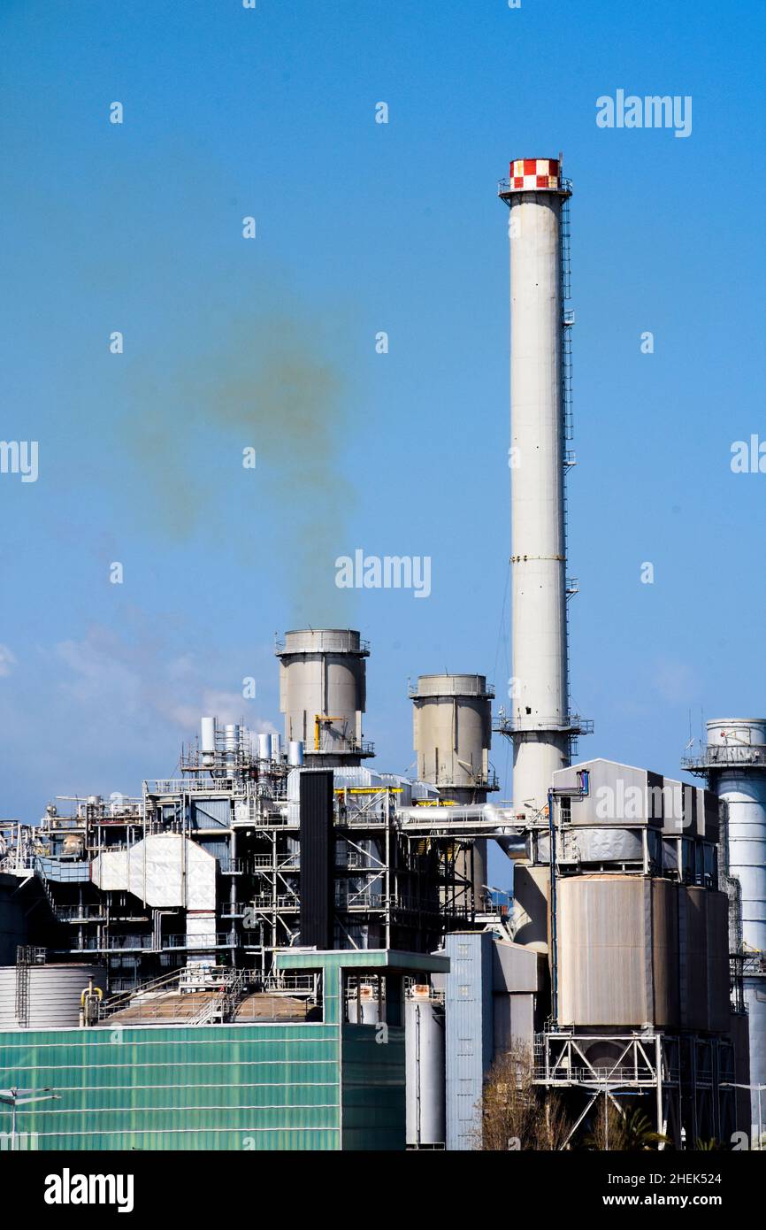 Factory, pollution.. Stock Photo