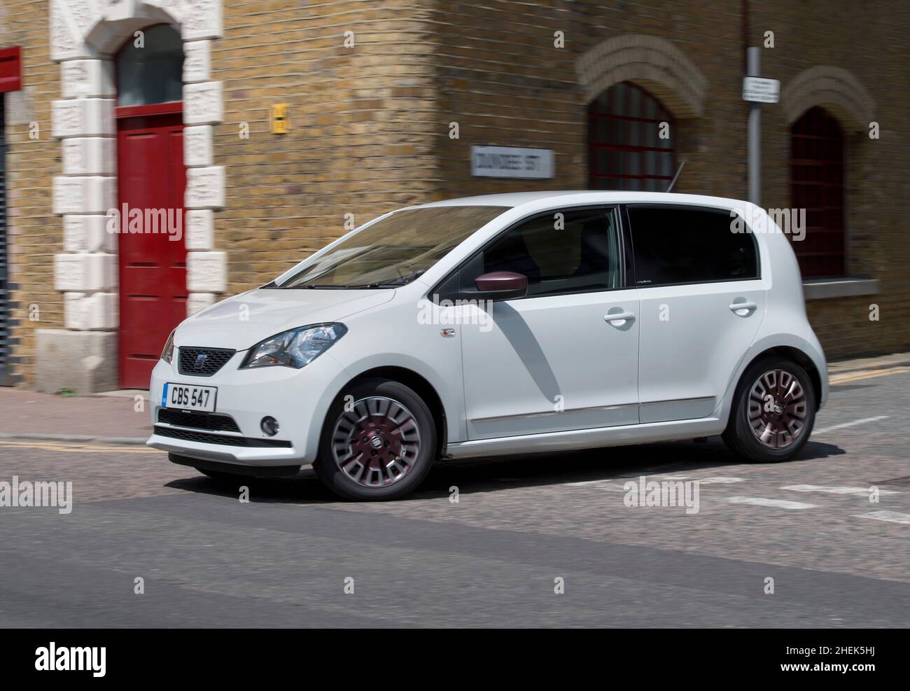 2016 SEAT Mii Mango compact car, limited edition Stock Photo