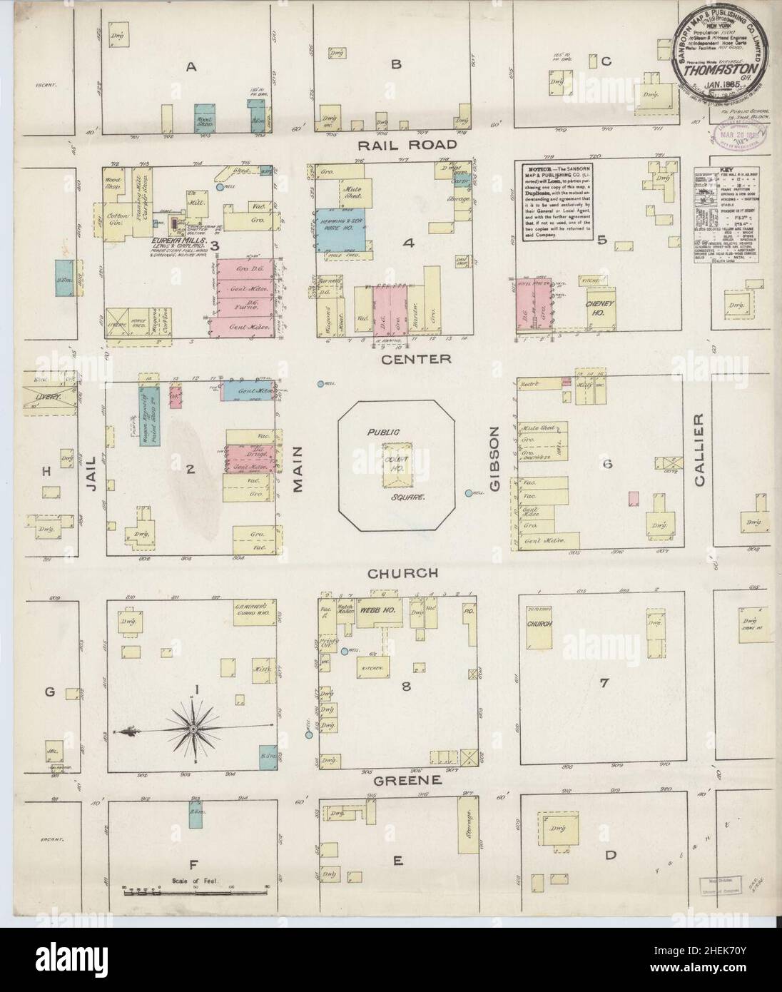 Map of thomaston hires stock photography and images Alamy
