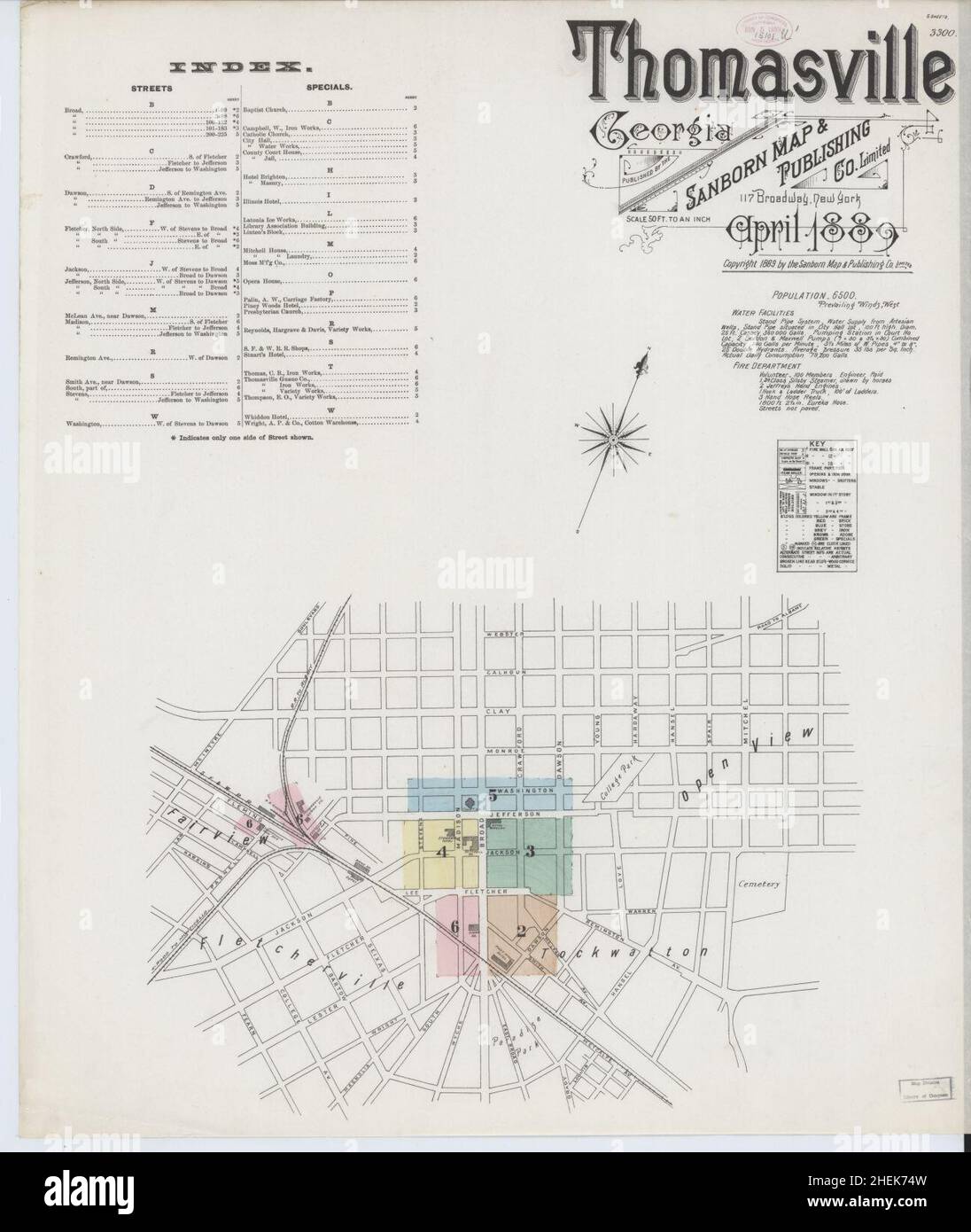 Thomasville map hires stock photography and images Alamy