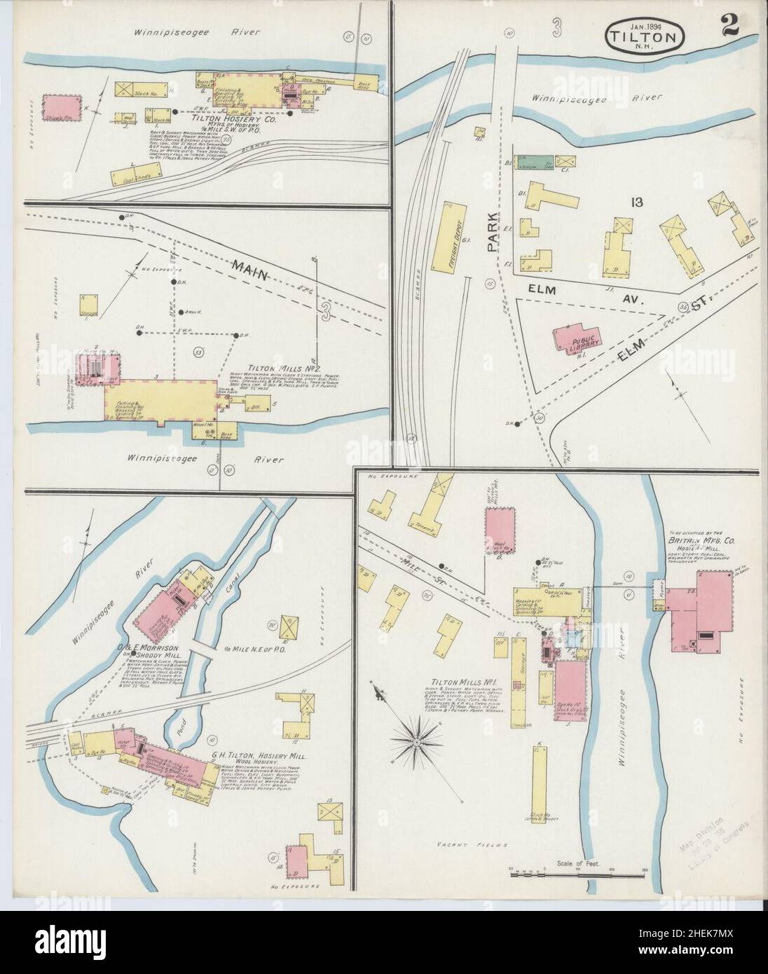 Map of tilton hires stock photography and images Alamy