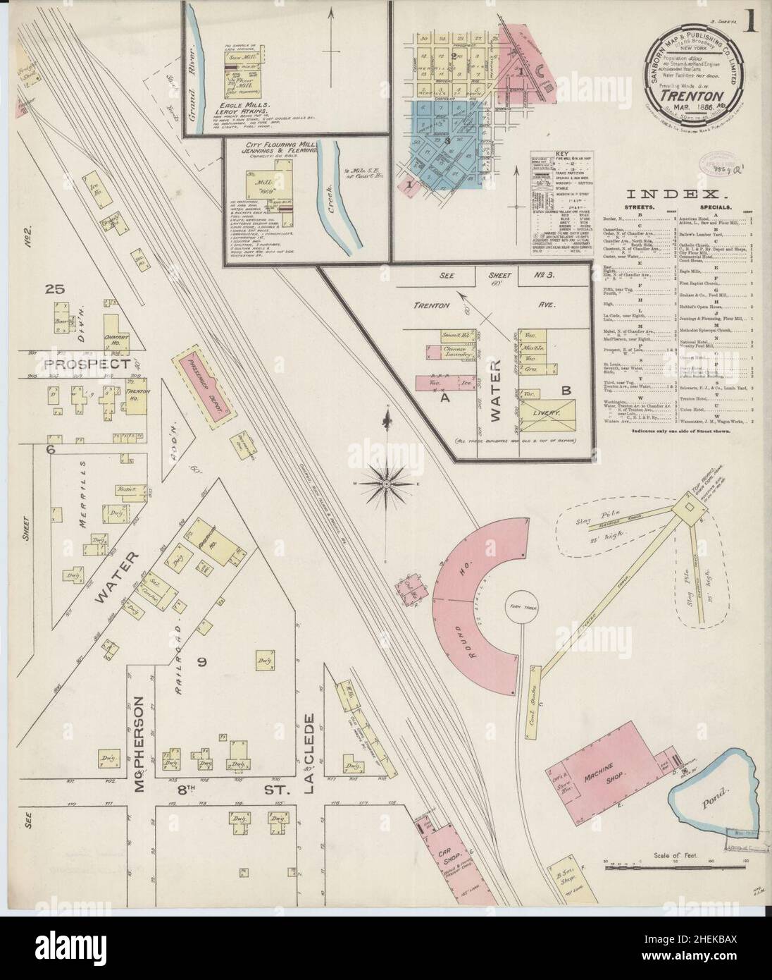 Map of trenton missouri hires stock photography and images Alamy