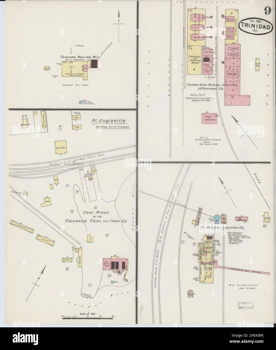Las animas colorado map hires stock photography and images Alamy