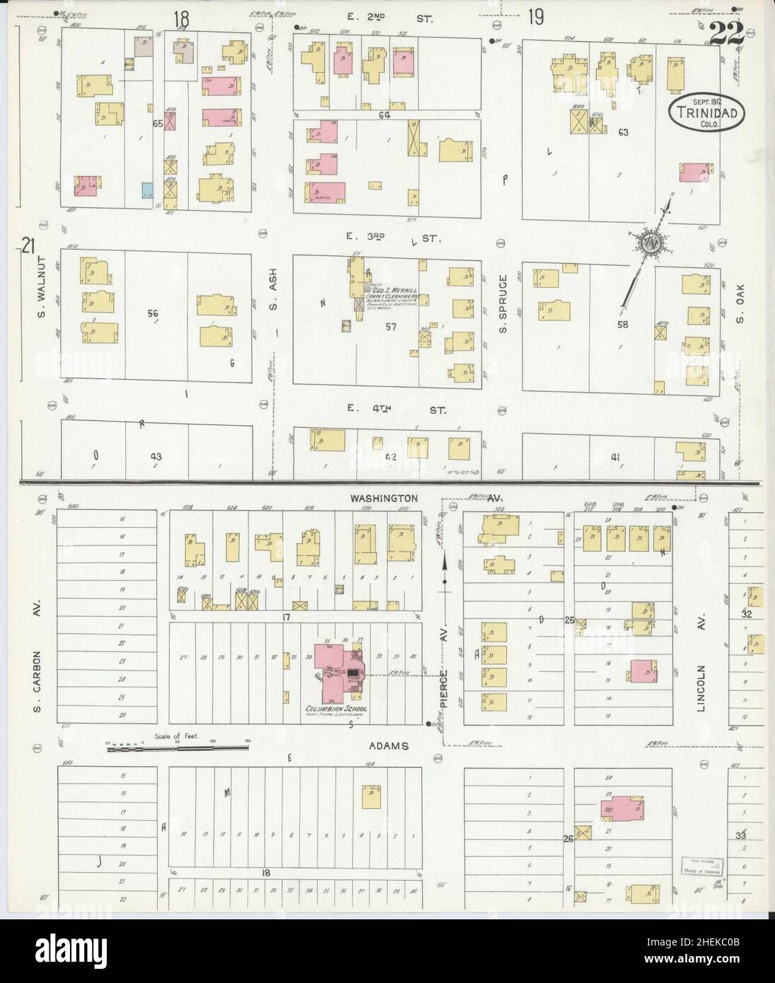 Las animas colorado map hires stock photography and images Alamy