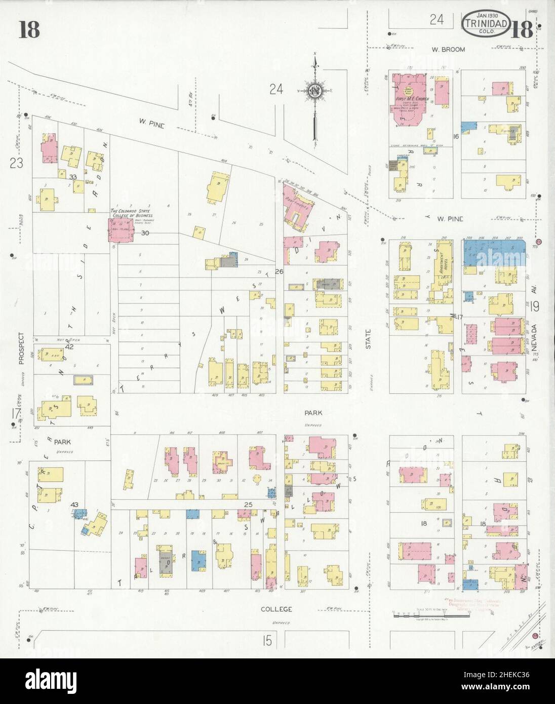 Las animas colorado map hires stock photography and images Alamy