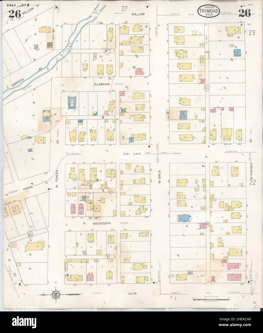 Map of las animas hires stock photography and images Alamy