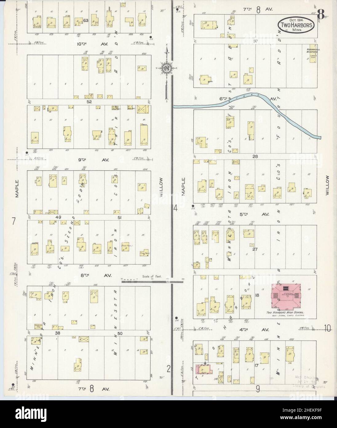 Two harbors minnesota map hires stock photography and images Alamy