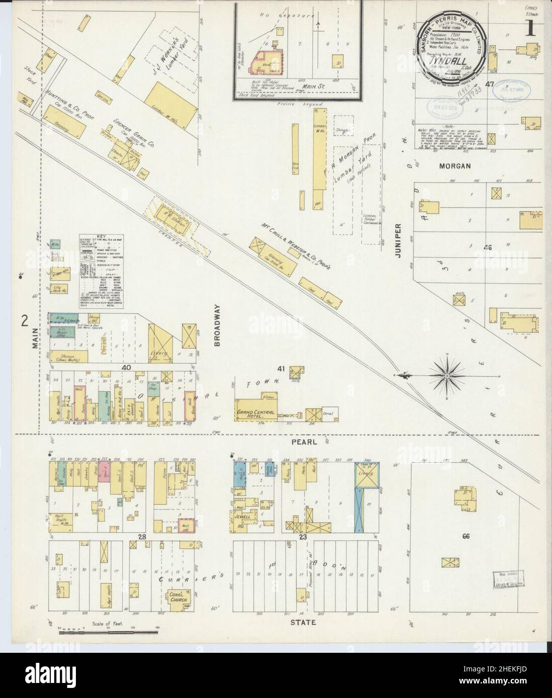 Tyndall south dakota hires stock photography and images Alamy