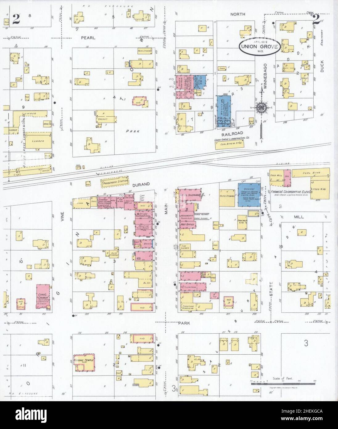 Map of union grove wisconsin hires stock photography and images Alamy