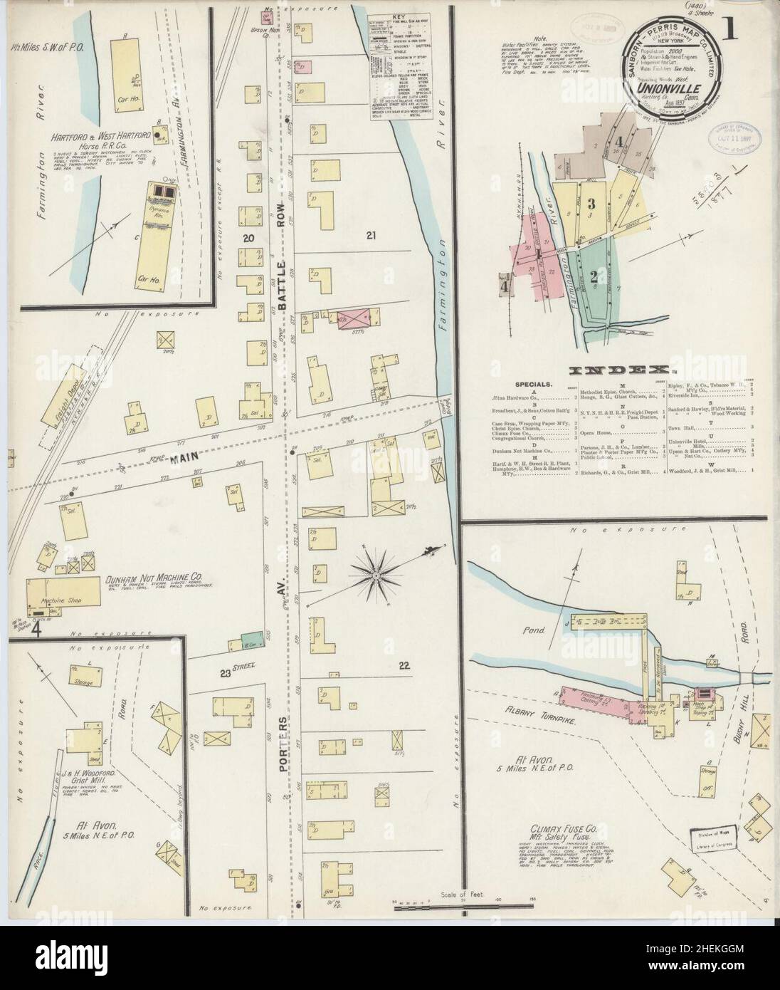 Map of unionville hires stock photography and images Alamy
