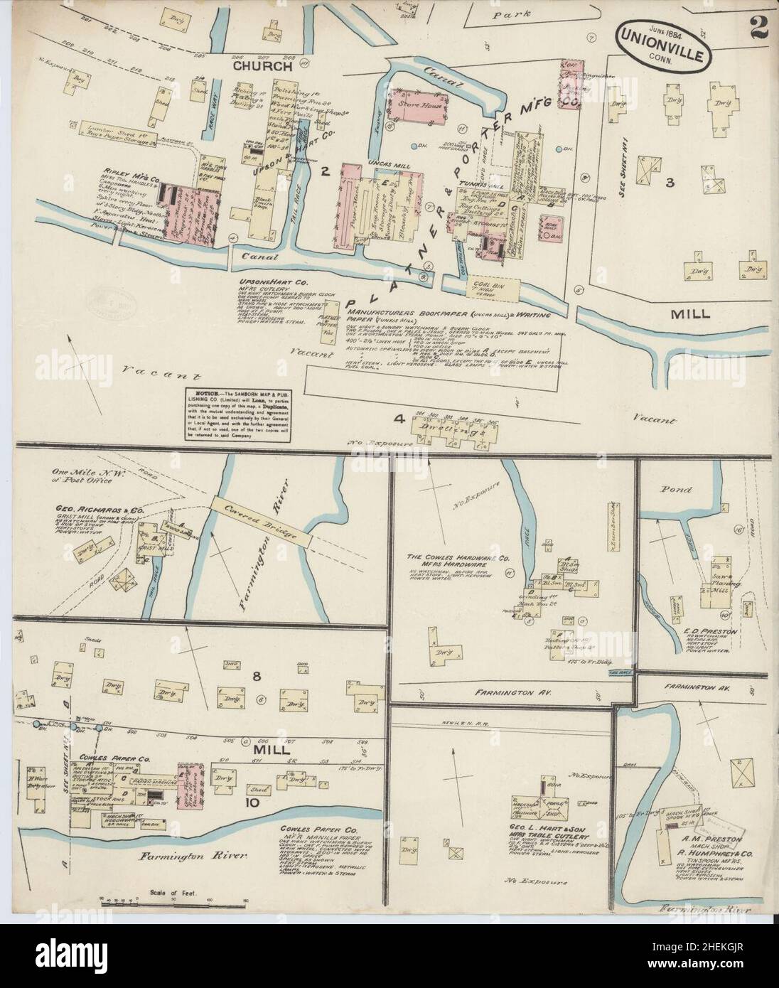 Map of unionville hires stock photography and images Alamy