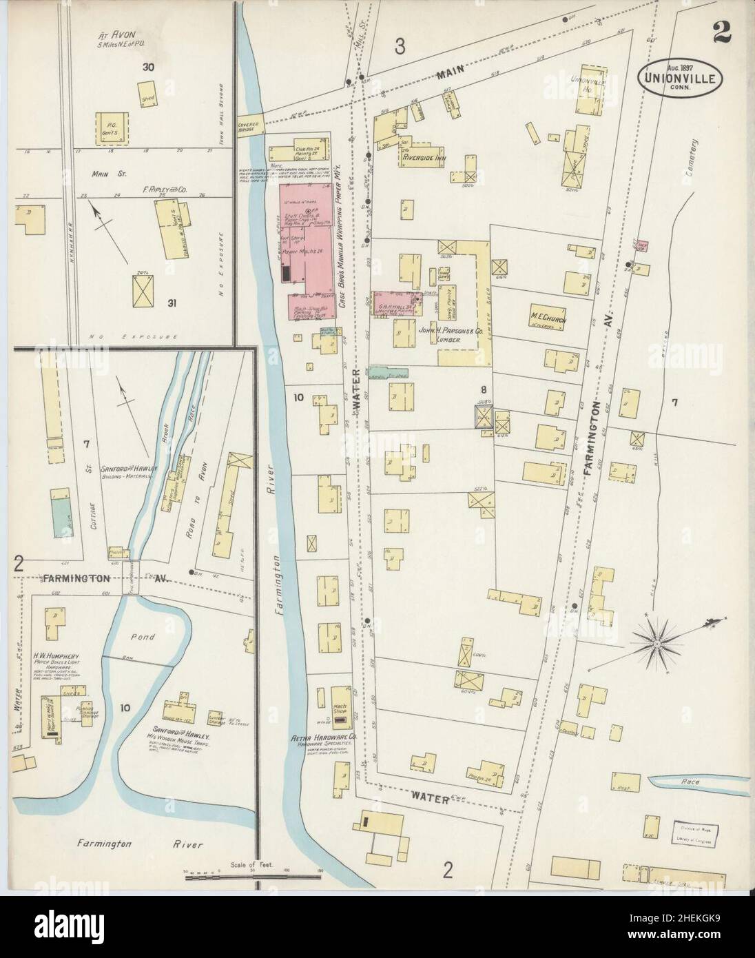 Map of unionville hires stock photography and images Alamy