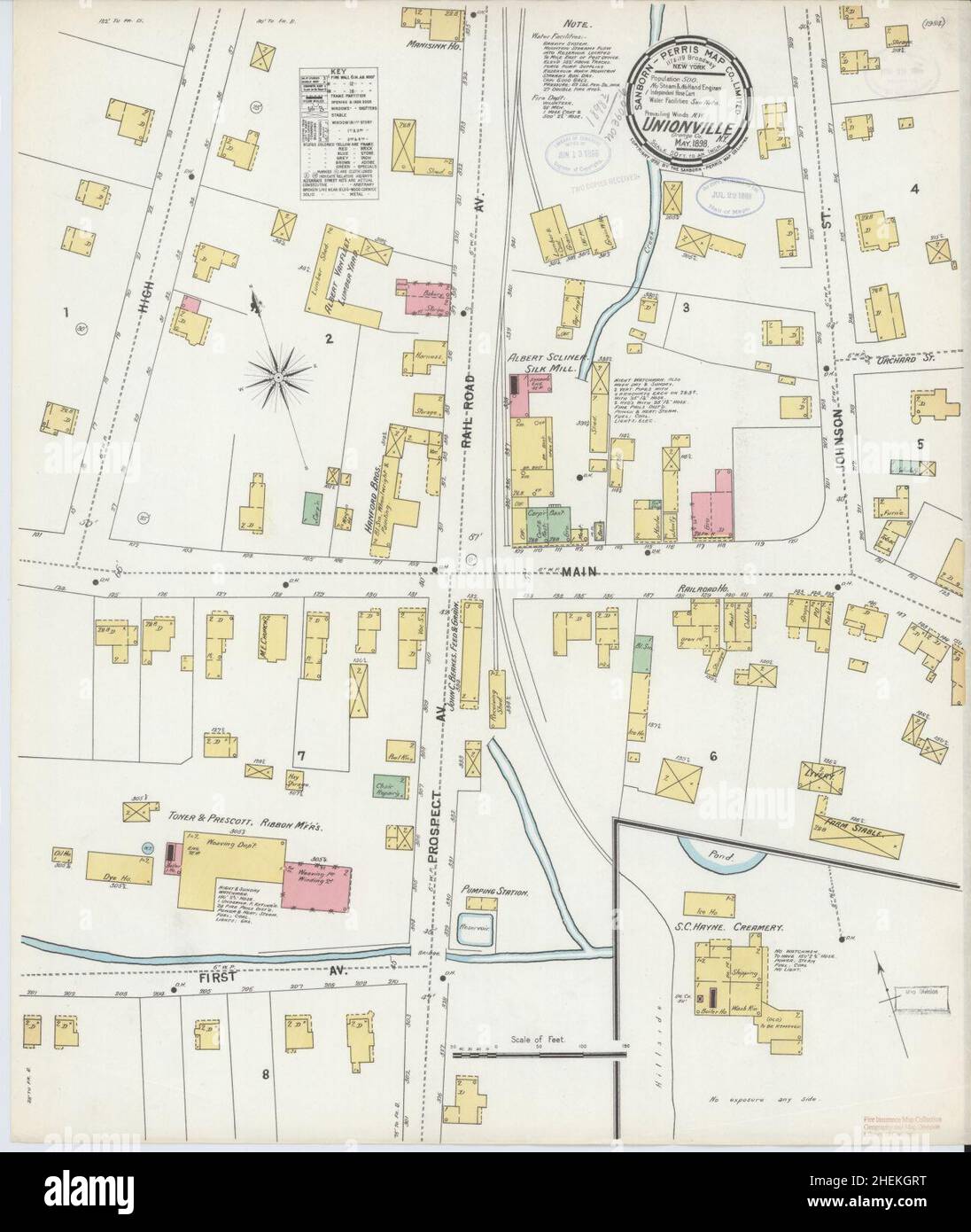 Map of unionville hires stock photography and images Alamy