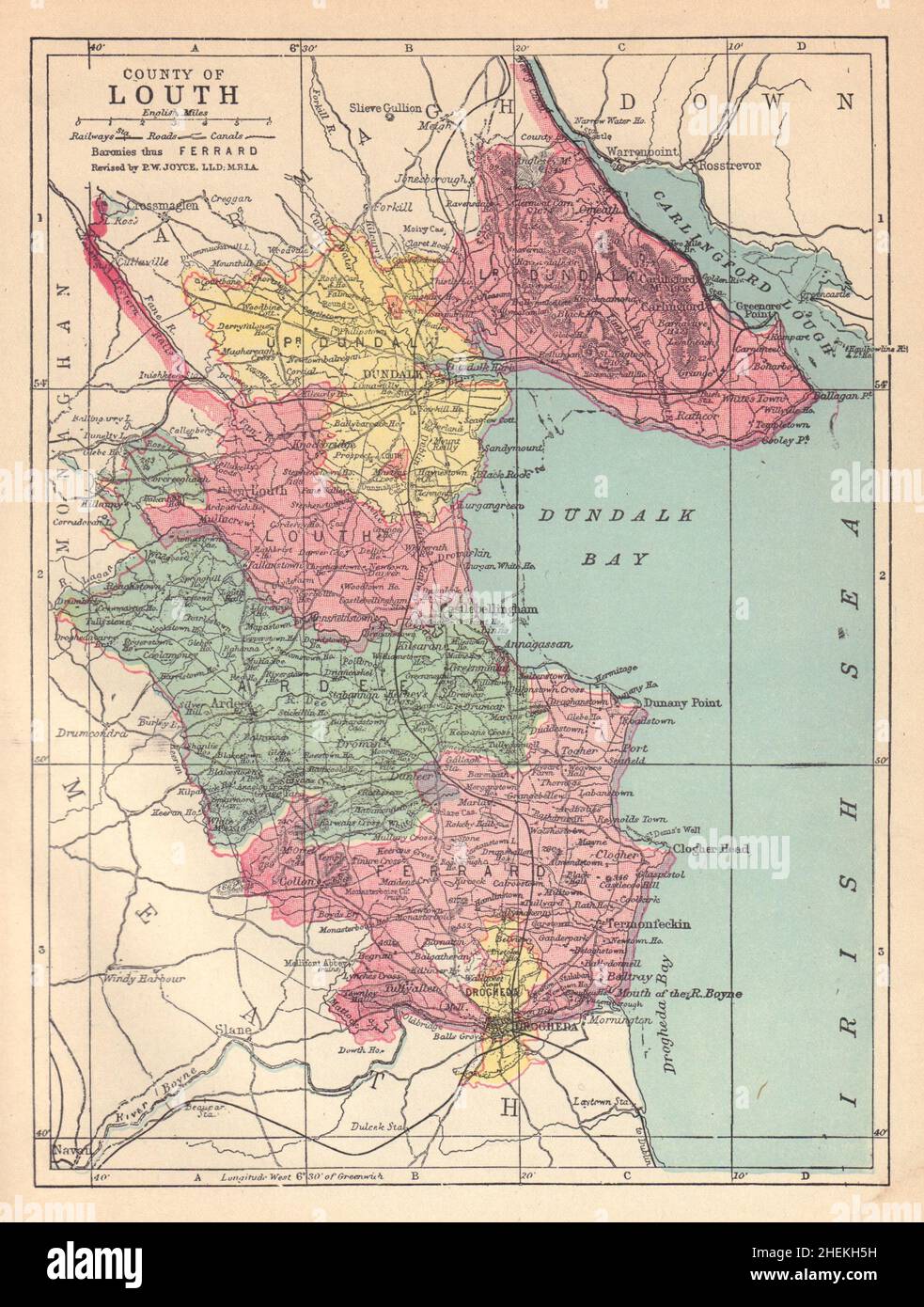 Louth On Map Of Ireland Louth Map High Resolution Stock Photography And Images - Alamy