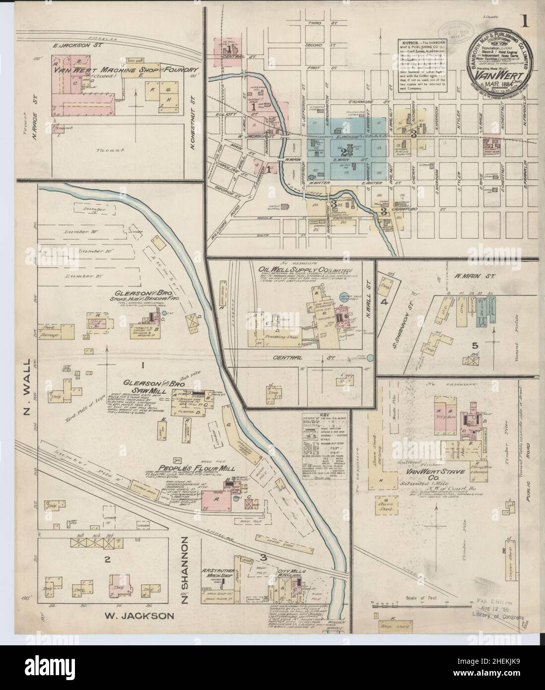 Van wert ohio map hires stock photography and images Alamy