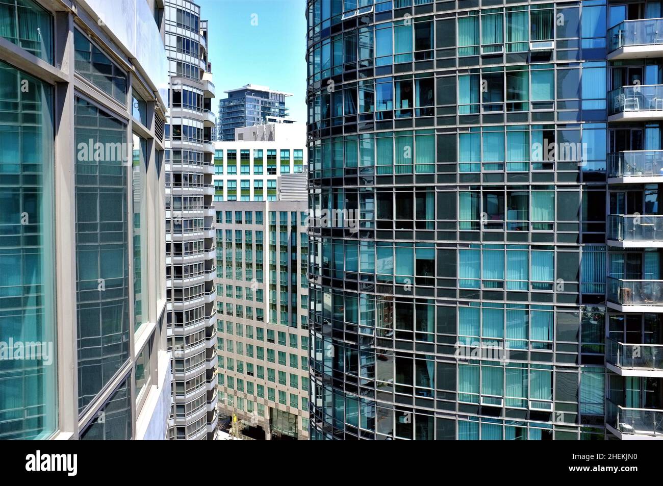 Toronto modern condo buildings Stock Photo