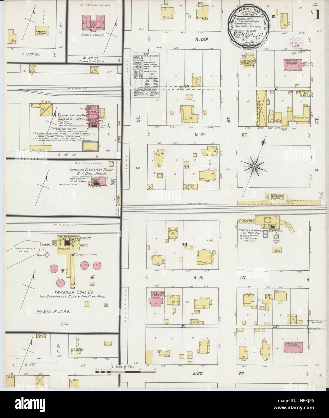 Map of vandalia missouri hires stock photography and images Alamy