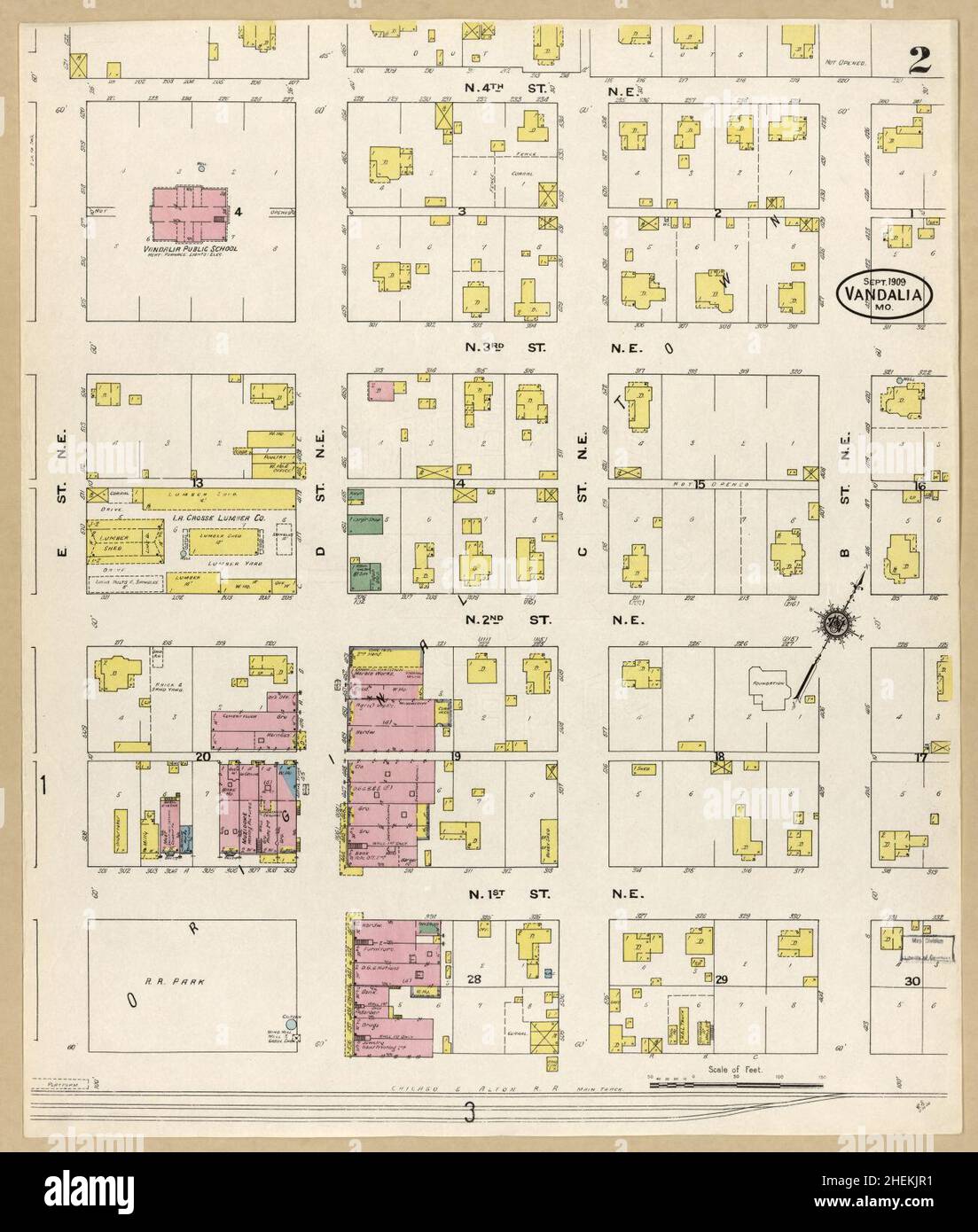 Map of vandalia missouri hires stock photography and images Alamy